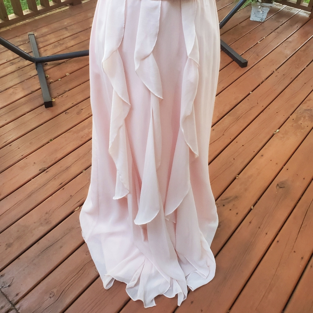 White by Vera Wang Chiffon Dress - Picture 4 of 8